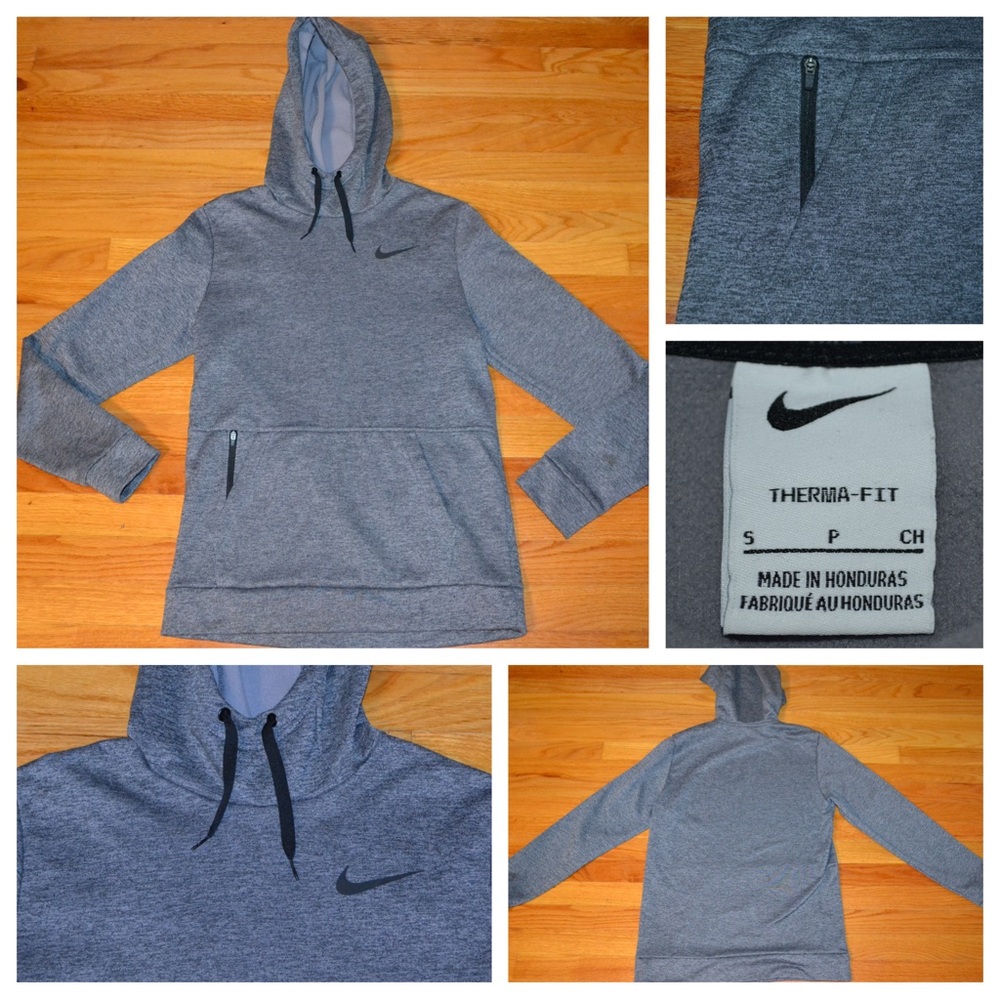 Men’s Nike Therma-Fit logo hoodie, size S